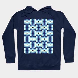 Retro Blue Ceramic Hoodie